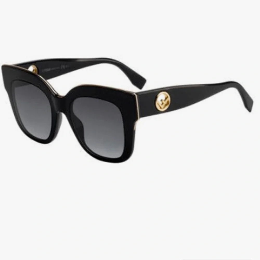 Fendi FF 0359/G/S Sunglasses (807 Black) - Picture 3 of 13